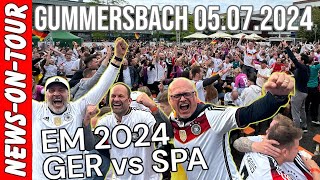 GER-SPA #EM2024 Fussball-Deutschland jubelt "noch" zum 1:1 @PublicViewing GM 5.7.24 Sommerbiergarten