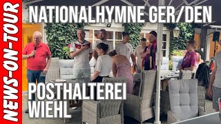 #EM2024 Achtelfinale Nationalhymne Deutschland (Posthalterei Wiehl) 29.06.2024 GER/DEN
