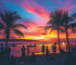 Foto des Tages: Karibikflair pur! Atemberaubender Sonnenuntergang an der Playa Cocles (Costa Rica)