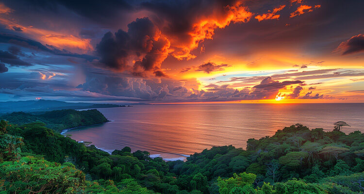Foto des Tages: Sonnenuntergang in Costa Rica! Ein unvergesslicher Moment